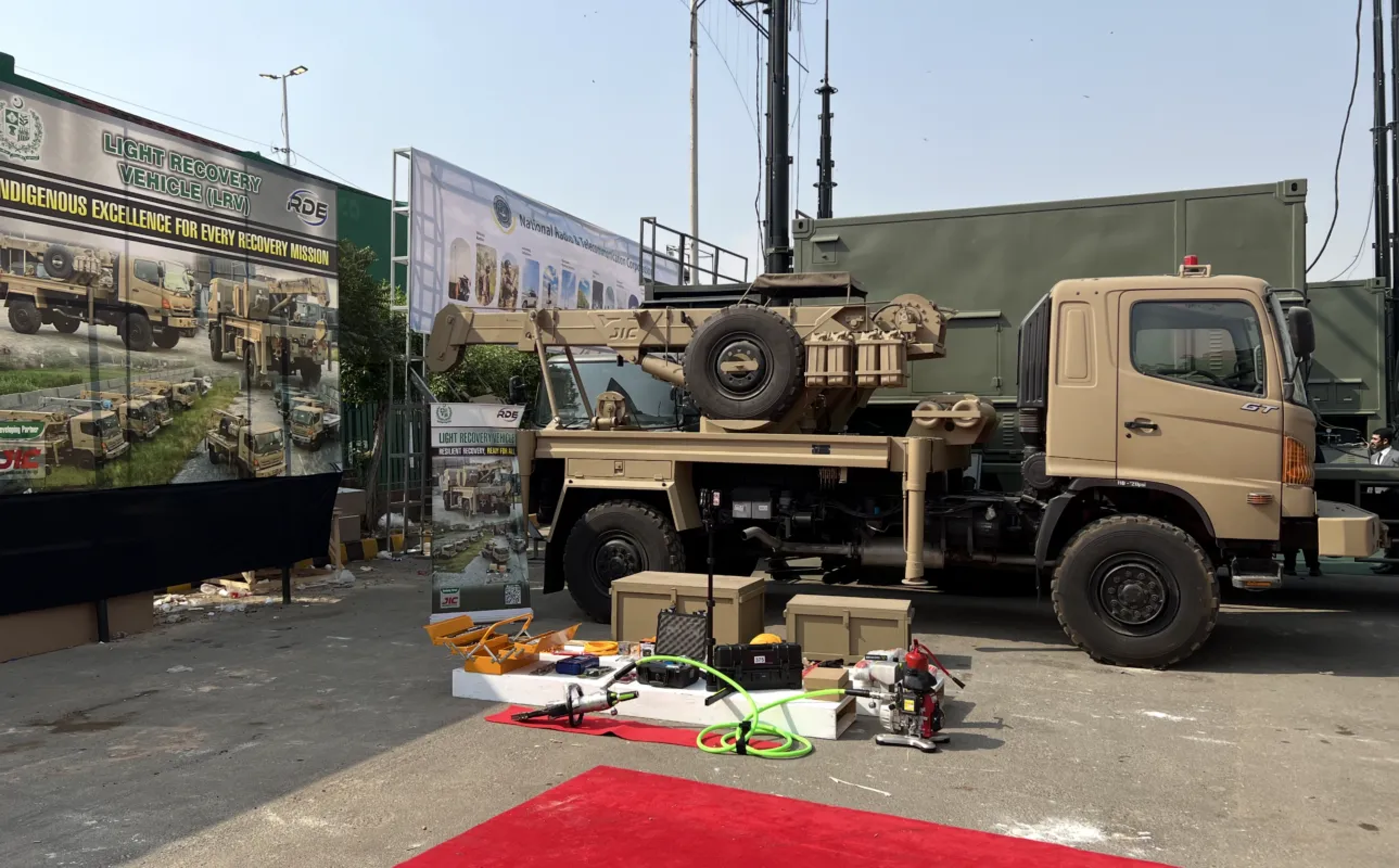 Ideas 2024 Global Exhibition, Rde Showcased Jic Manufactured Crane Lrv | Javaid Industrial Company Pvt Limited | Jic Pakistan