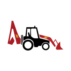 a backhoe loader attached to a tractor in pakistan