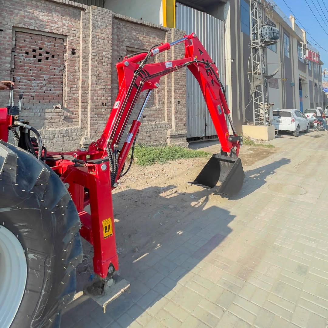 Backhoe With Loader