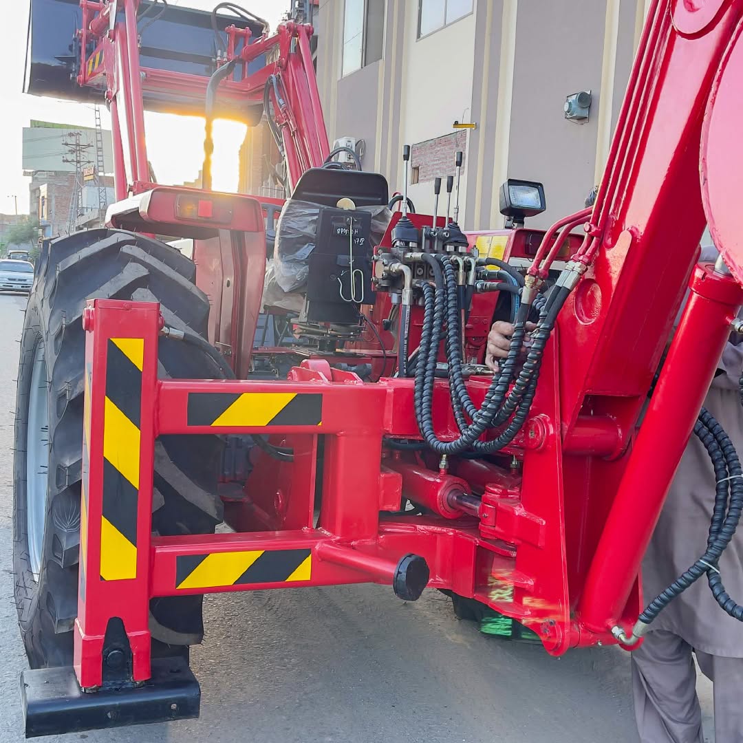 Backhoe With Loader