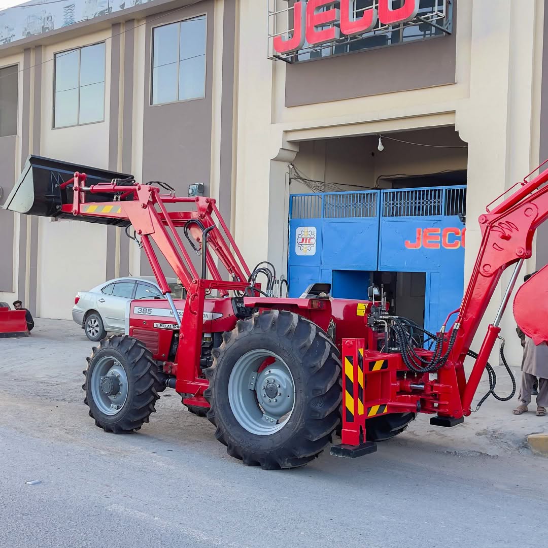 Backhoe With Loader