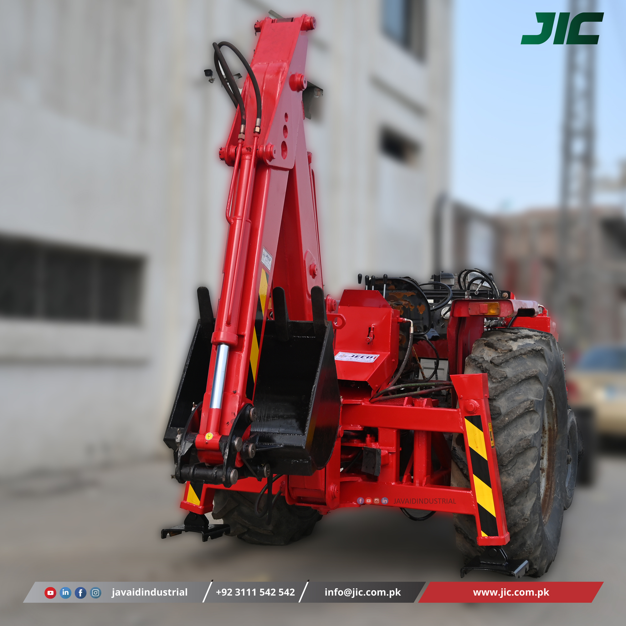 Backhoe With Loader For Tractor - Image 4