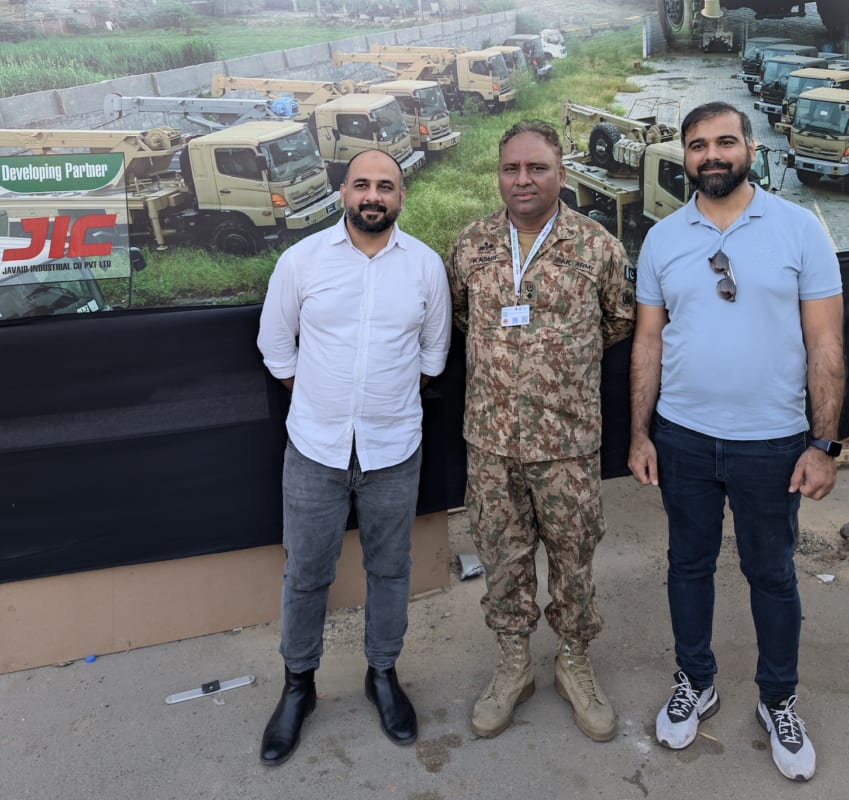 Ideas 2024 Global Exhibition, Rde Showcased Jic Manufactured Crane Lrv | Javaid Industrial Company Pvt Limited - Jic Pakistan | Jic Pakistan