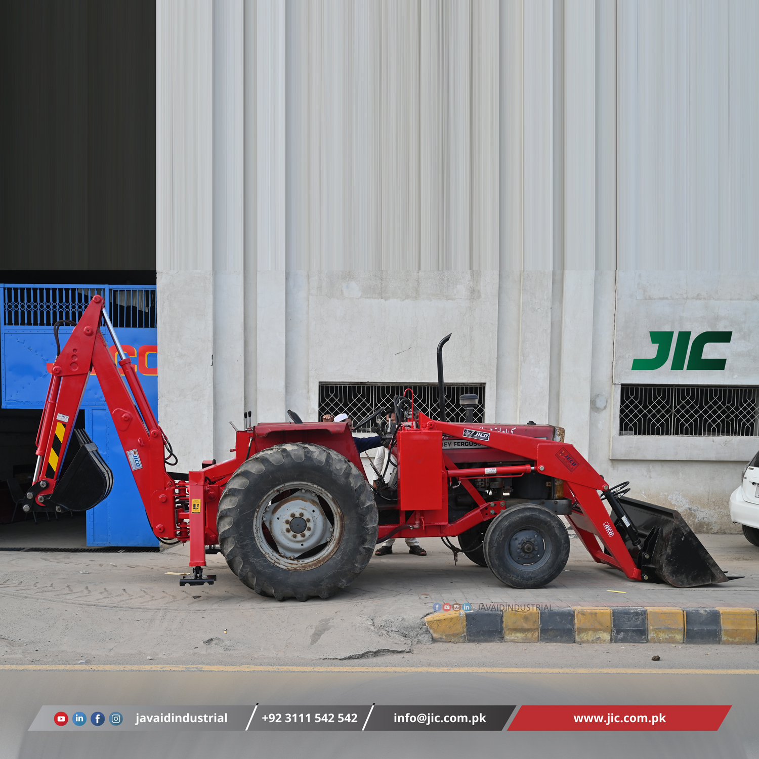 Backhoe With Loader For Tractor - Image 2
