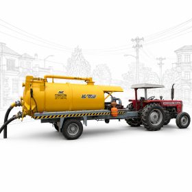 Tractor-trailer-mounted Sewer Suction Machine